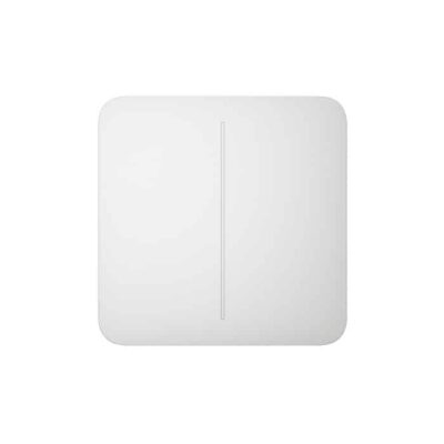 AJAX SOLOBUTTON WHITE 2-GANG