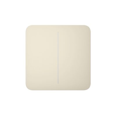 AJAX SOLOBUTTON IVORY 2-GANG