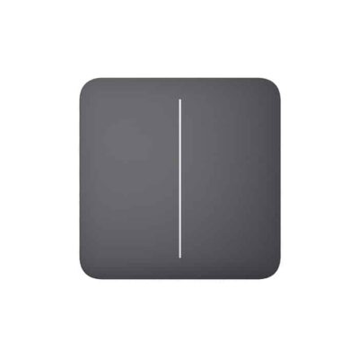 AJAX SOLOBUTTON GRAPHITE 2-GANG