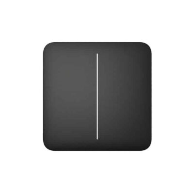 AJAX SOLOBUTTON BLACK 2-GANG