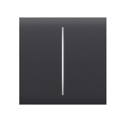 AJAX CENTERBUTTON GRAPHITE 2-GANG