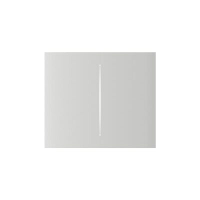 AJAX CENTERBUTTON WHITE 2-GANG VERTICAL