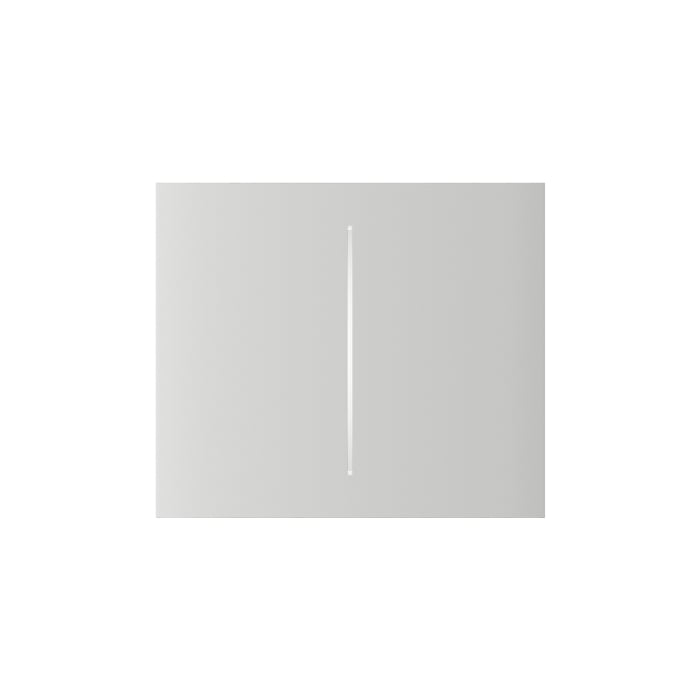 AJAX CENTERBUTTON WHITE 2-GANG VERTICAL