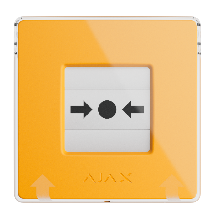 AJAX MANUAL CALL POINT YELLOW