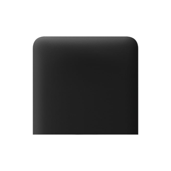 AJAX SIDEBUTTON BLACK 1-GANG VERTICAL