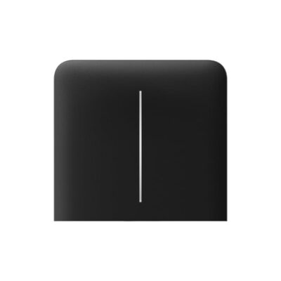 AJAX SIDEBUTTON BLACK 2-GANG VERTICAL